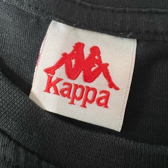 KAPPA Black Gold Authentic T-Shirt, Size Youth 16 Boy - Picture 5 of 7